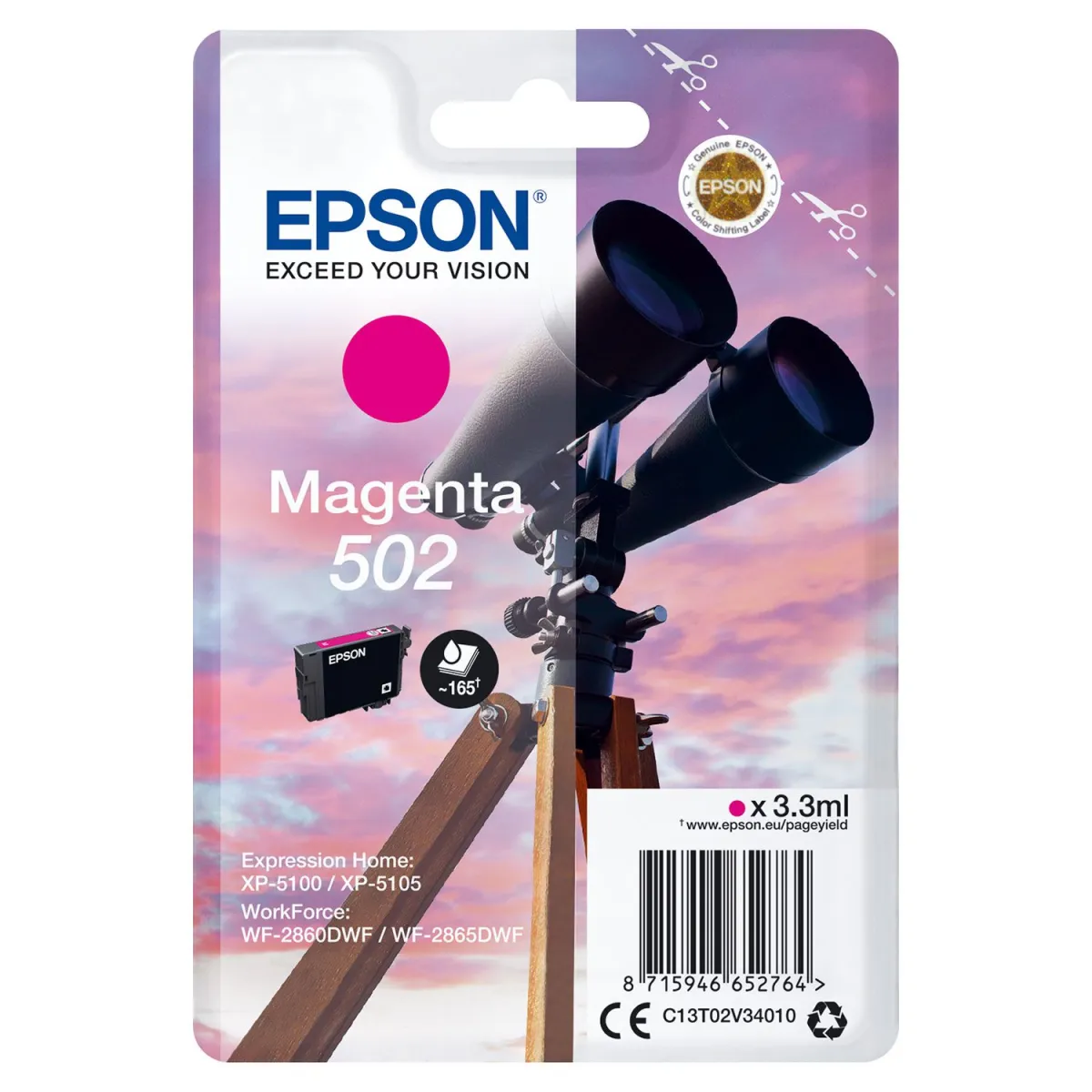 Μελάνι Epson 502 Magenta