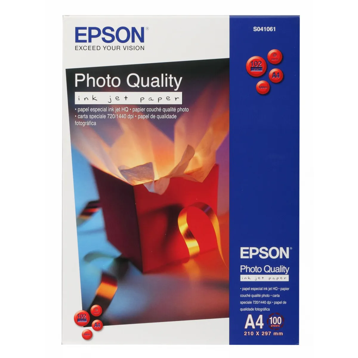Epson Χαρτί Φωτογρ. A4/100 φύλλα 102 gr