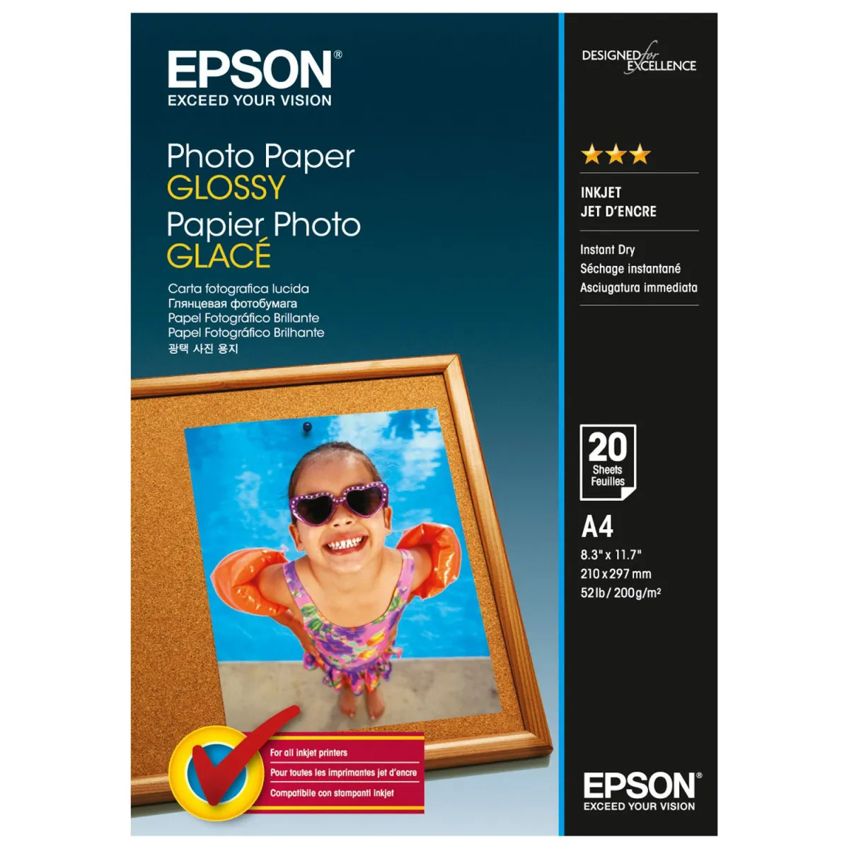 Epson Χαρτί Φωτογρ. A4/20 φύλλα 200 gr