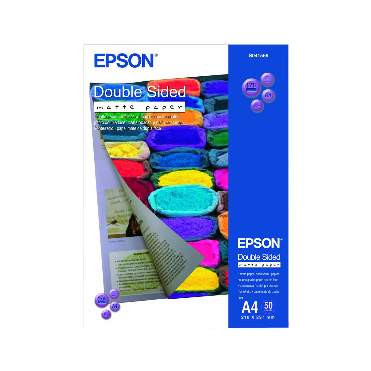Epson Χαρτί Φωτογρ. A4/50 φύλλα 178 gr