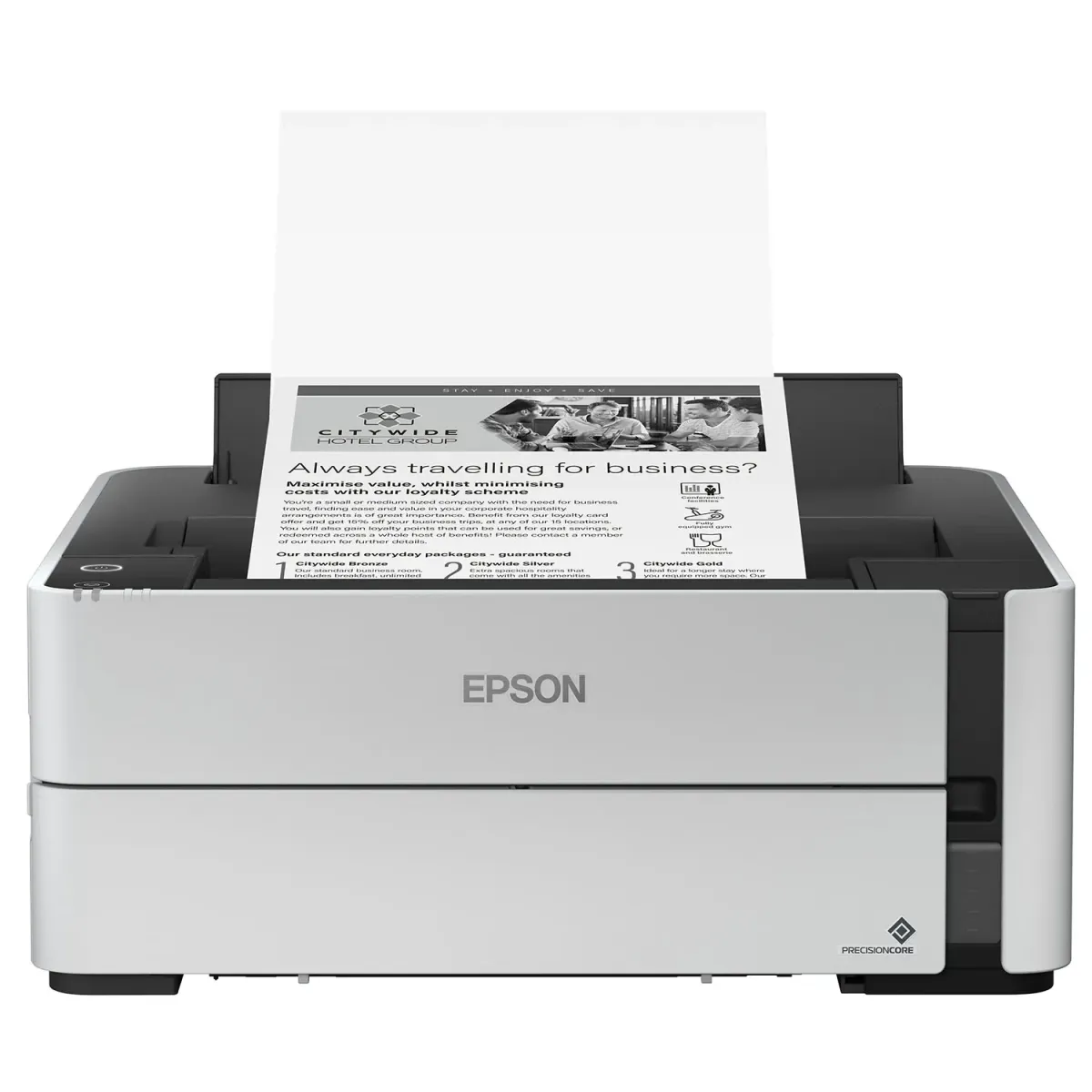 Epson MonoTank M1170 Ασπρόμαυρος Εκτυπωτής Inkjet WiFi C11CH44402