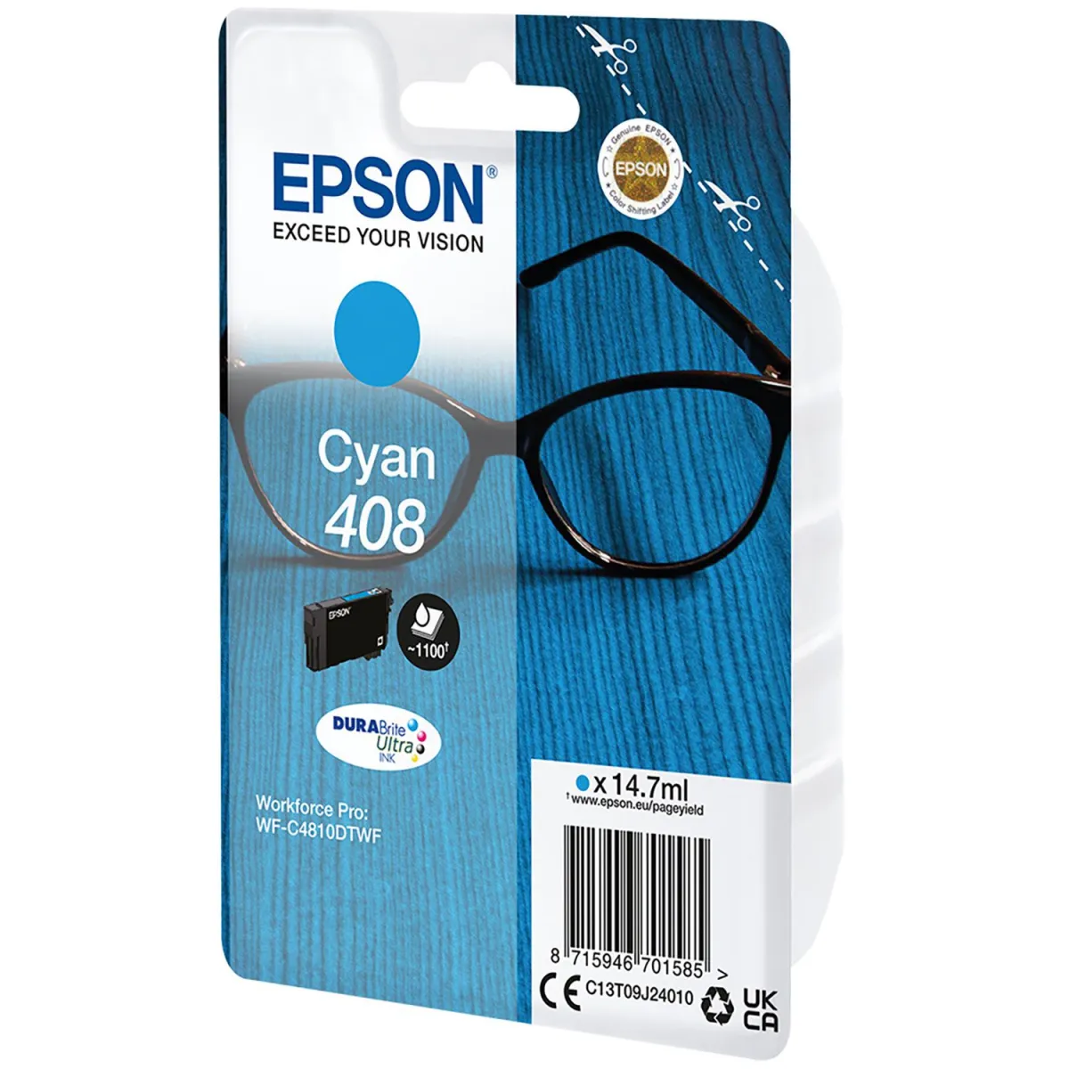 Epson Μελάνι Εpson 408 Cyan