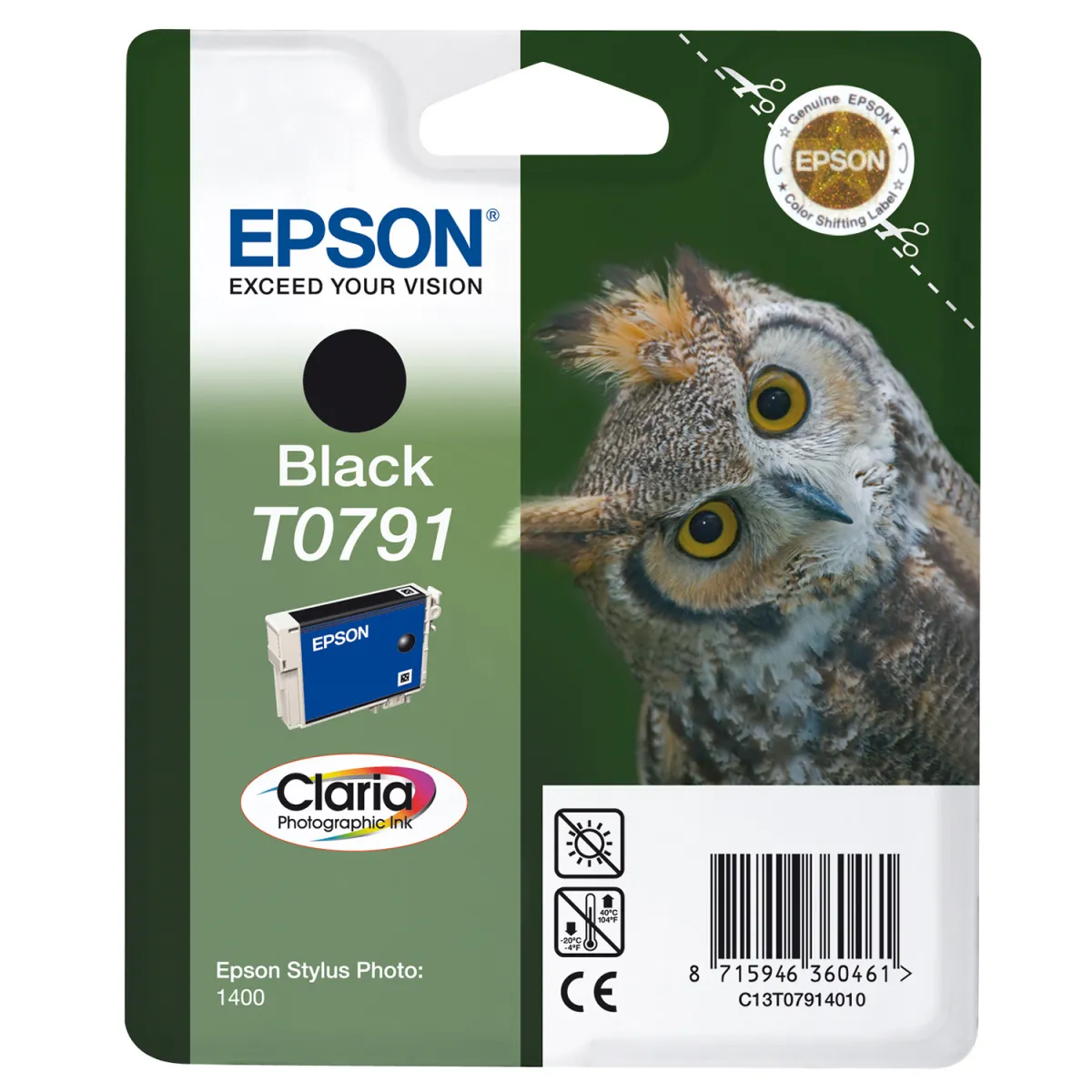Μελάνι Epson T0791 Black