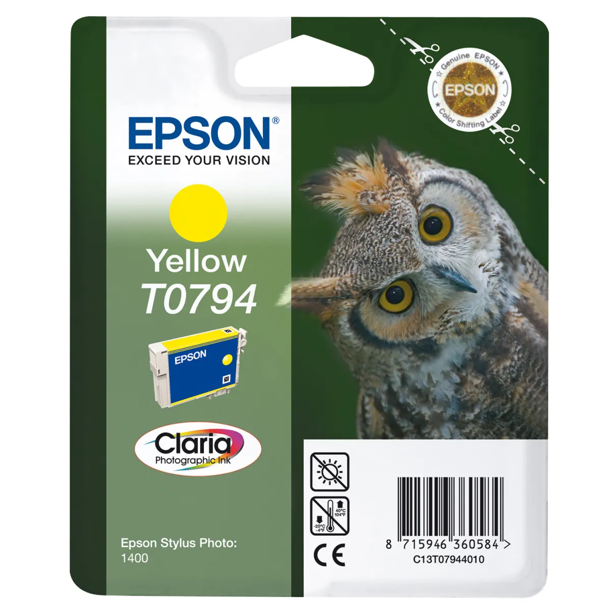 Μελάνι Epson T0794 Yellow