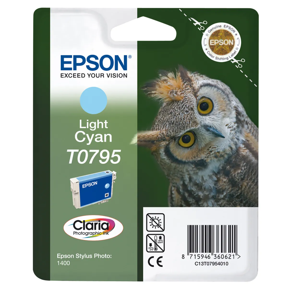 Μελάνι Epson T0795 Light Cyan