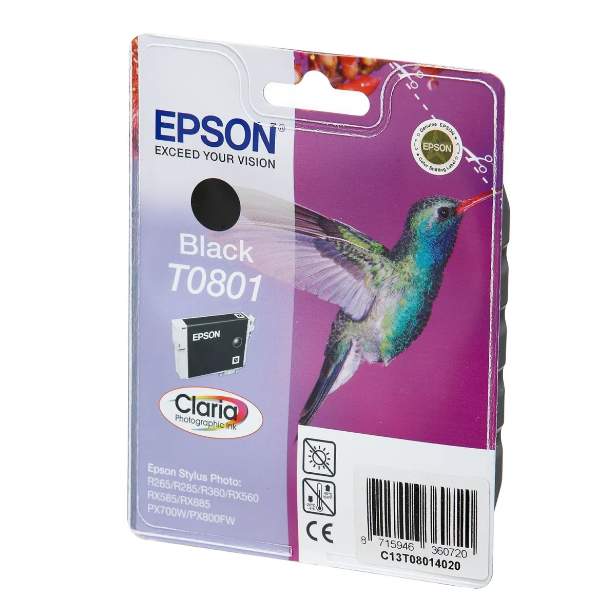 Μελάνι Epson T0801 Black