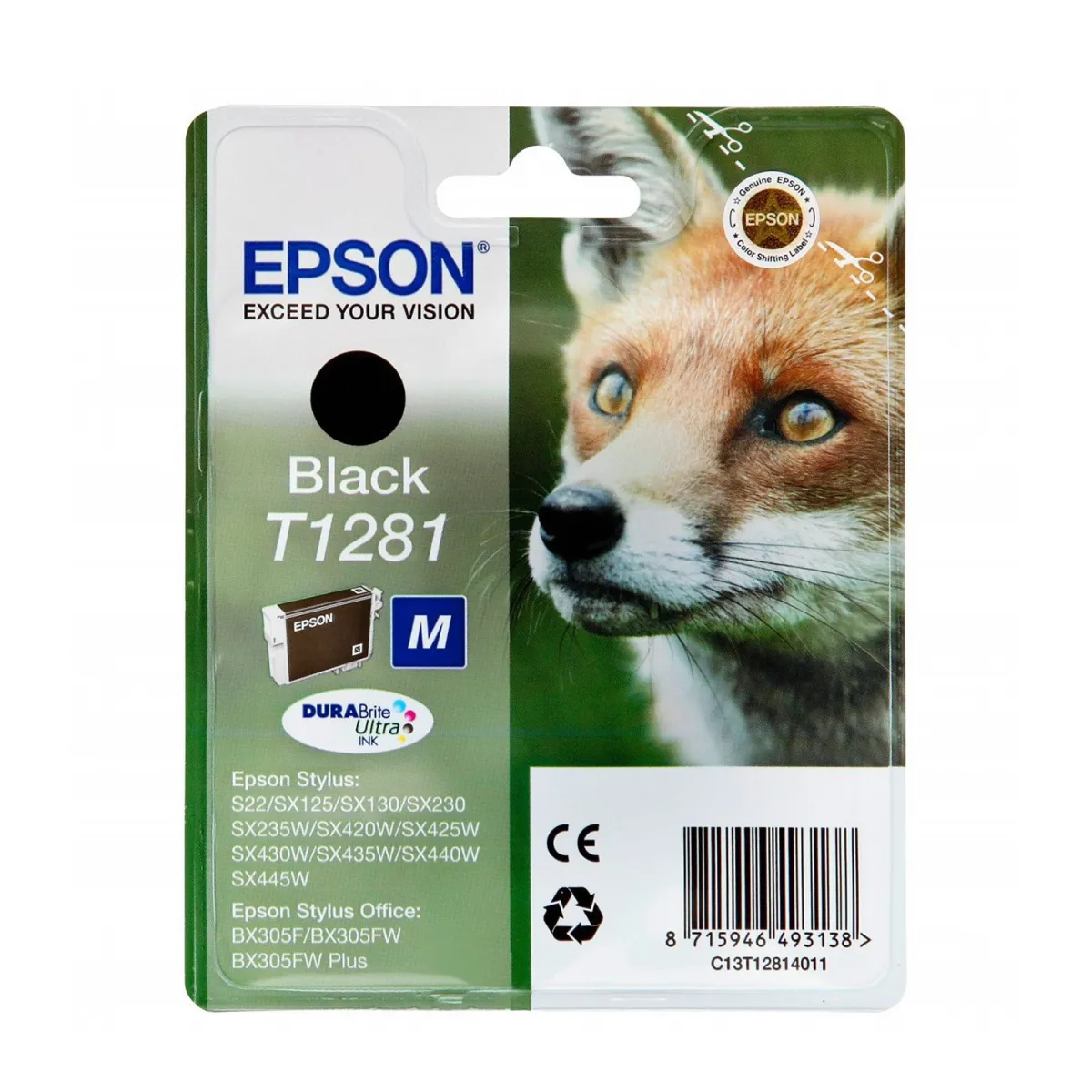 Μελάνι Epson T1281 Black
