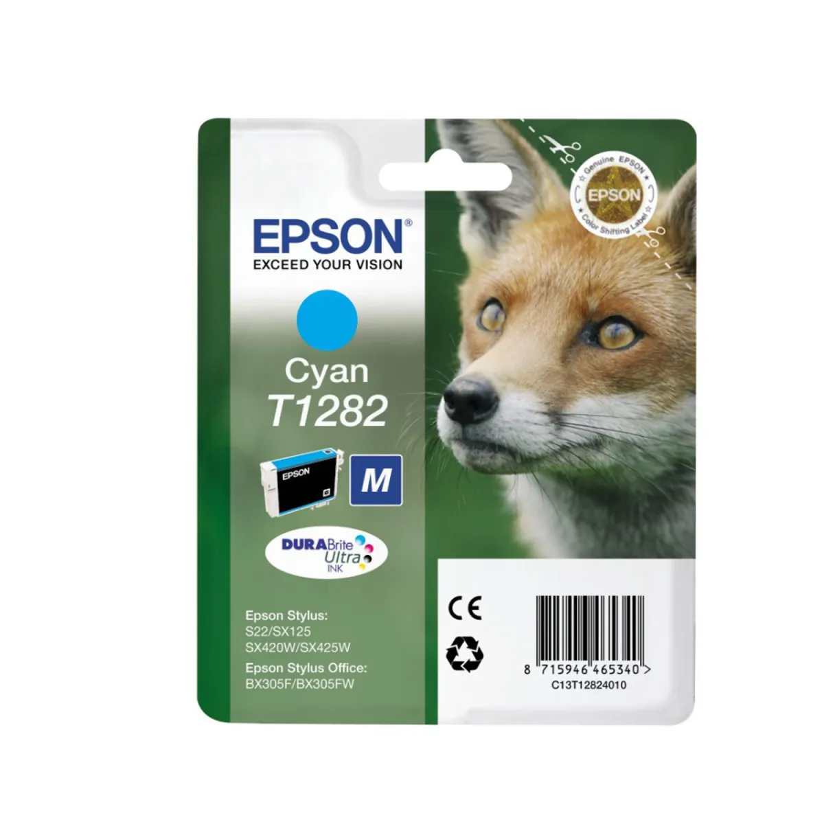 Μελάνι Epson T1282 Cyan