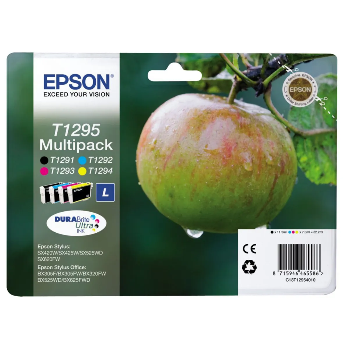 Μελάνι Epson T1295 (BK-C-M-Y) Multipack