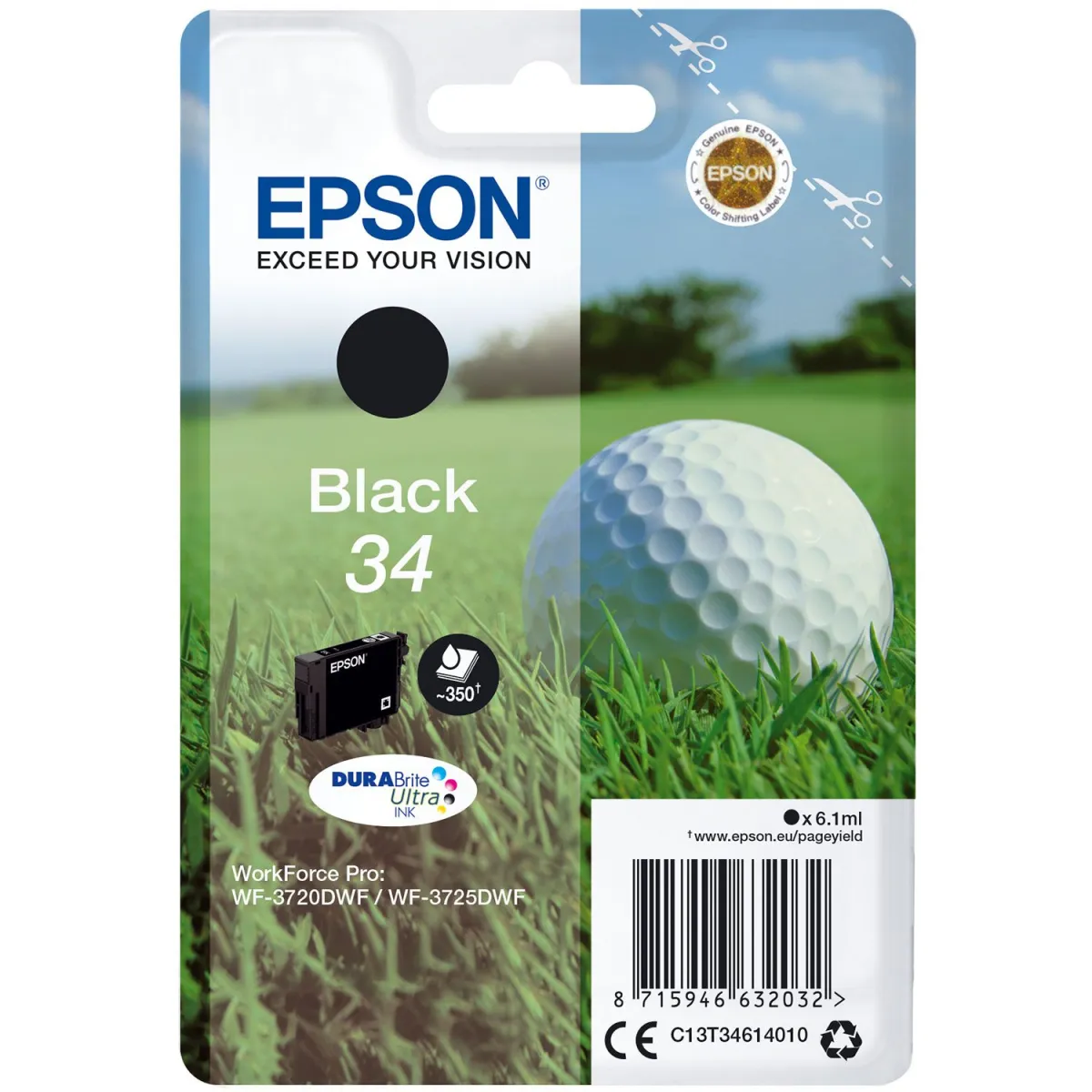Μελάνι Epson T34 Black