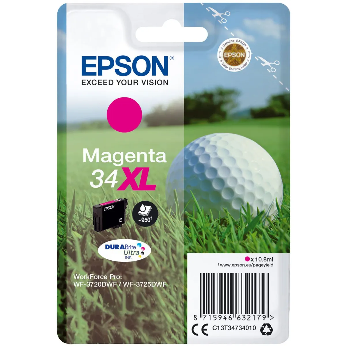 Μελάνι Epson T34XL Magenta