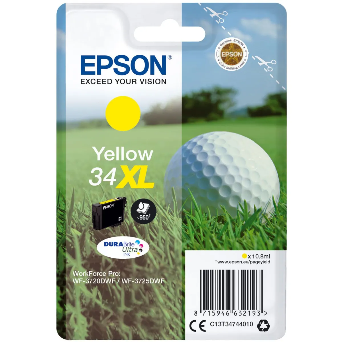 Μελάνι Epson T34XL Yellow