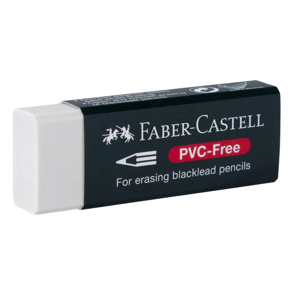 Faber Castell Γόμα για Μολύβι Λευκή Βινυλίου 7081Ν