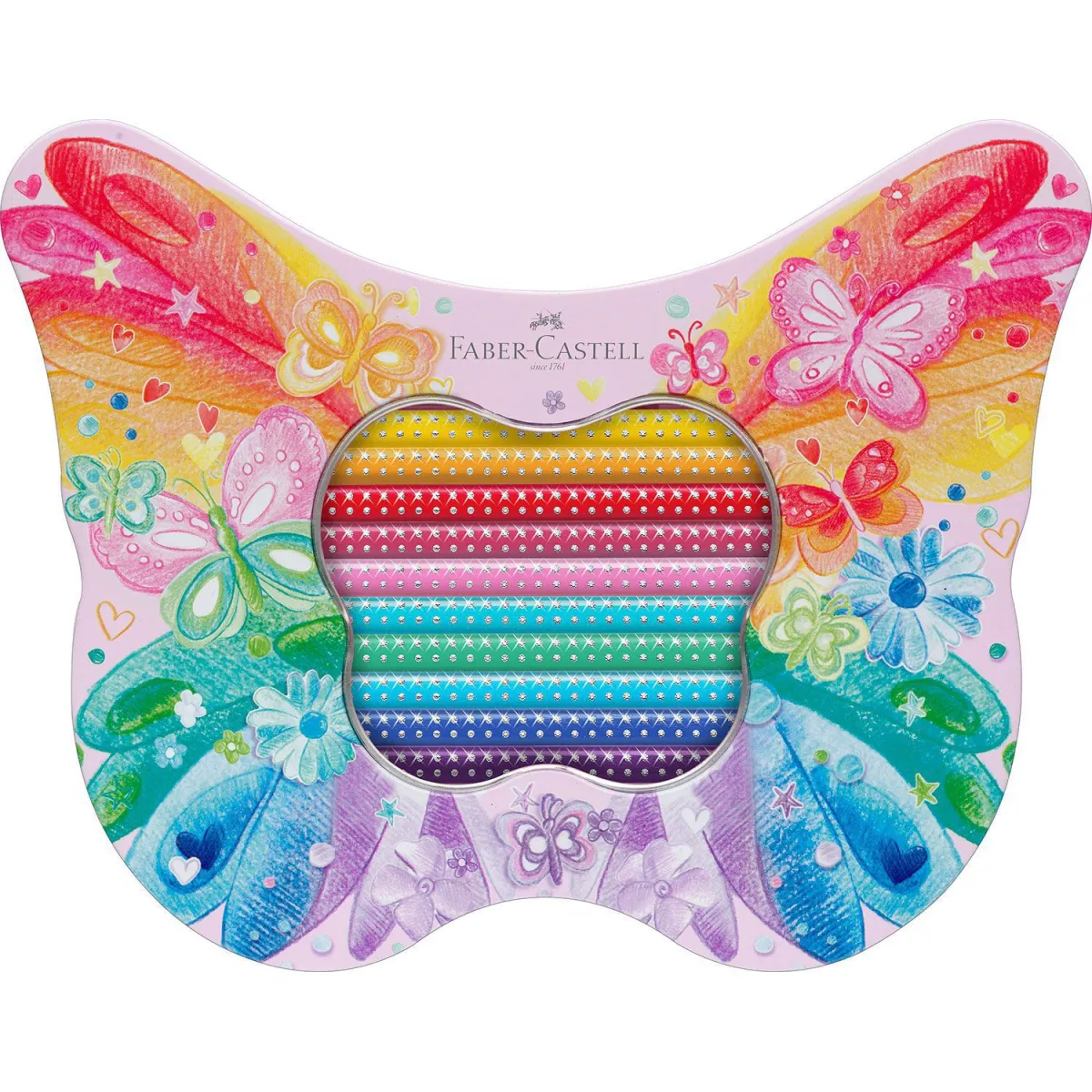 Faber Castell Ξυλομπογιές Butterfly 12τεμ.