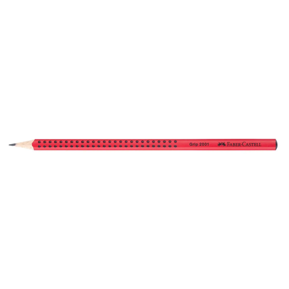 Faber Castell Μολύβι Ξύλινο Grip Κόκκινο 2B