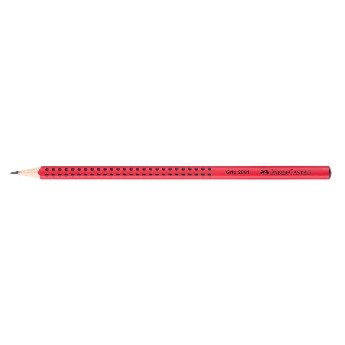 Faber Castell Μολύβι Ξύλινο Grip Κόκκινο 2B