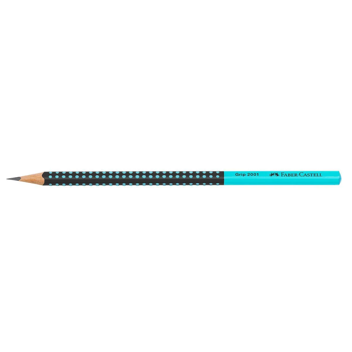 Faber Castell Μολύβι Grip Μαύρο Τιρκουάζ HB