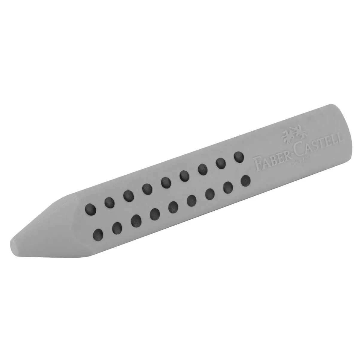 Faber Castell Γόμα Grip τριγωνική για μολύβι Γκρι