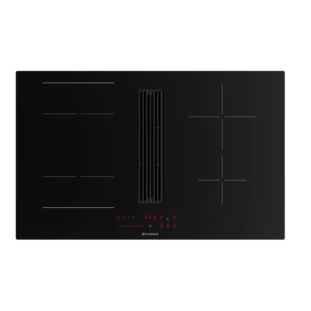 Faber GALILEO LINEAR  F830 Εστίες με Απορροφητήρα