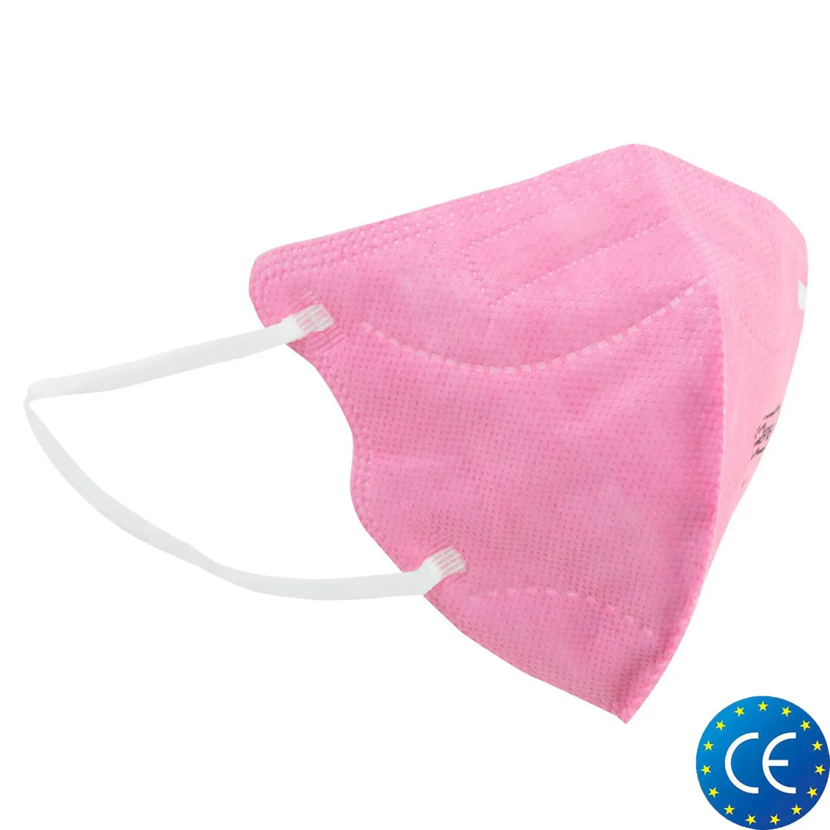 Μάσκα μιας Χρήσης FFP2/KN95 Παιδική Pink 10 Τεμαχίων