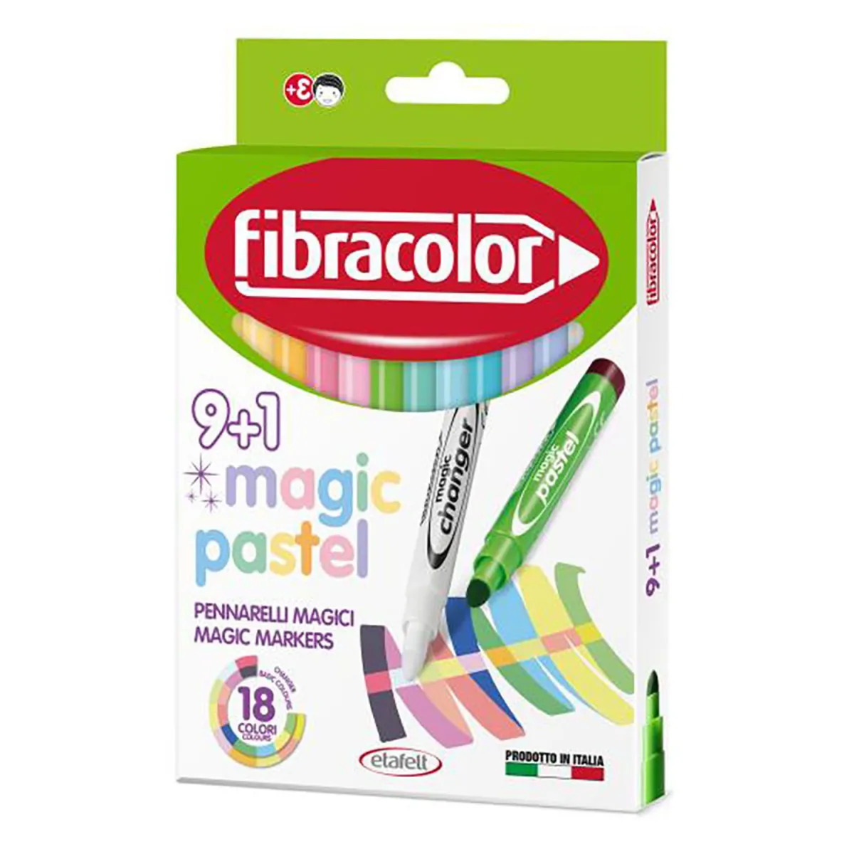 Fibracolor Μαρκαδόροι Magic Pastel 10τεμ.