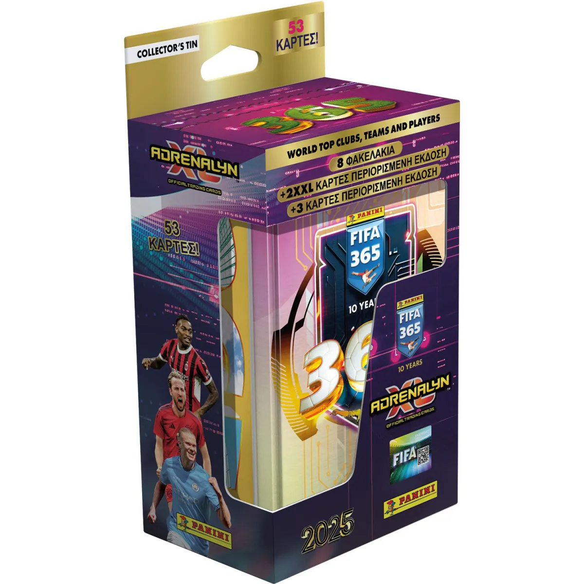 Fifa 365 2025 Adrenalyn Metal Classic Tin Panini