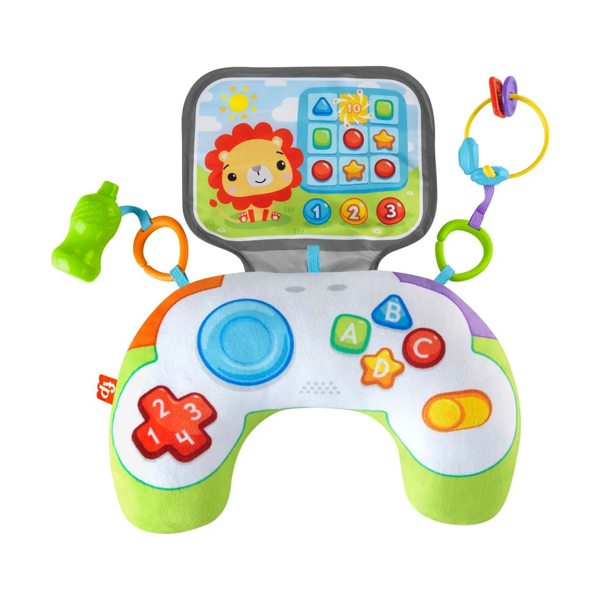 Fisher Price Μαξιλαράκι Δραστηριοτήτων με Κονσόλα Παιχνιδιού mattel