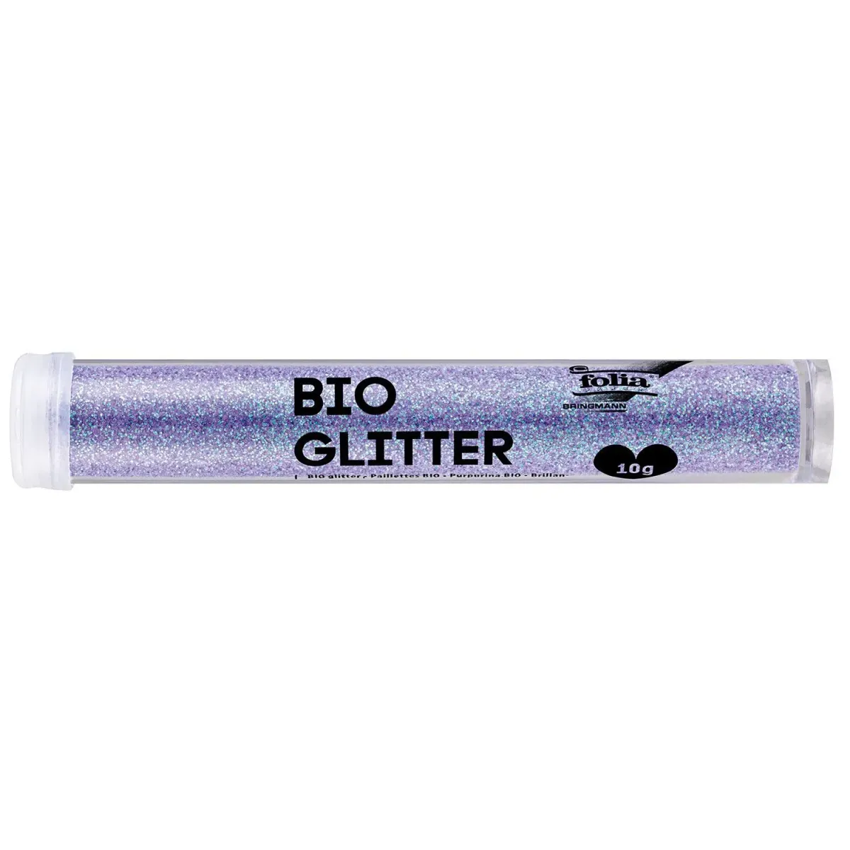 Folia Bio Glitter Pastel Λιλά 10gr
