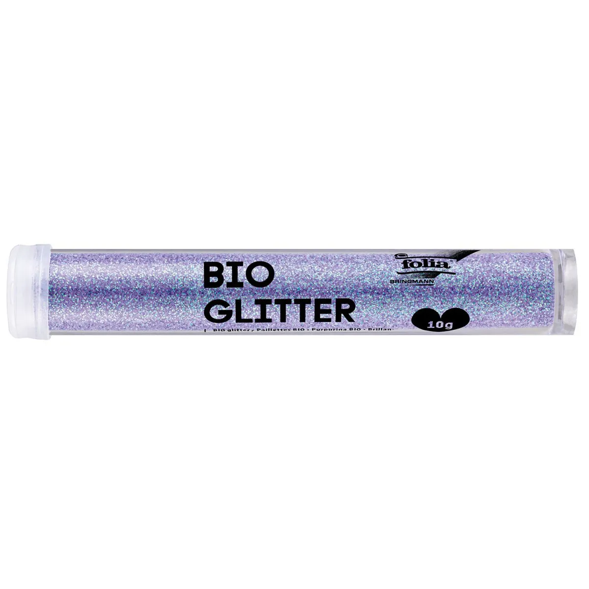 Folia Bio Glitter Pastel Λιλά 10gr