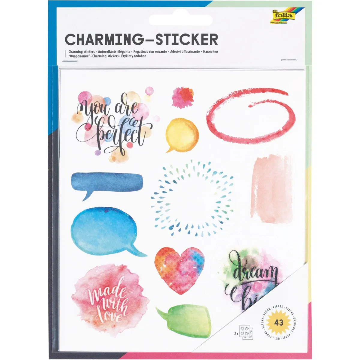 Folia Αυτοκόλλητα Charming I  43τεμ.