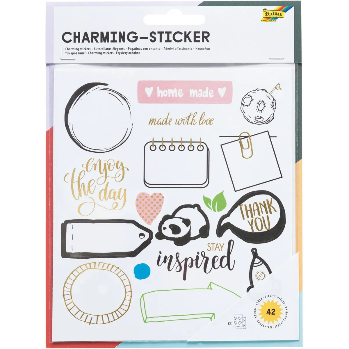 Folia Αυτοκόλλητα Charming II, 42τεμ.