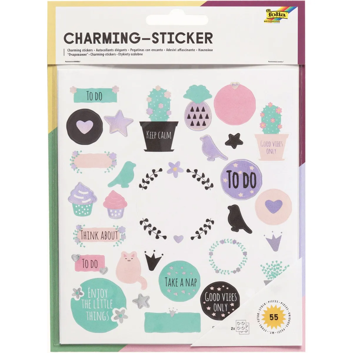 Folia Αυτοκόλλητα Charming IV, 55τεμ.