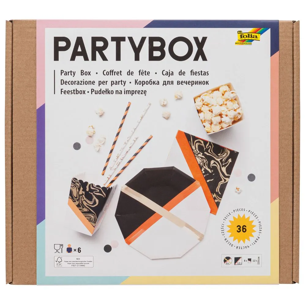 Folia DIY Kit Διακόσμησης Party 6 Ατόμων 36τεμ.