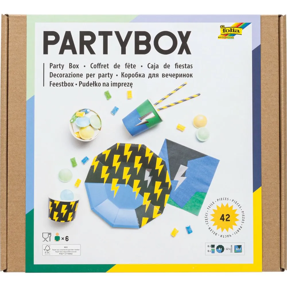 Folia DIY Kit Διακόσμησης Party Boys 42τεμ.