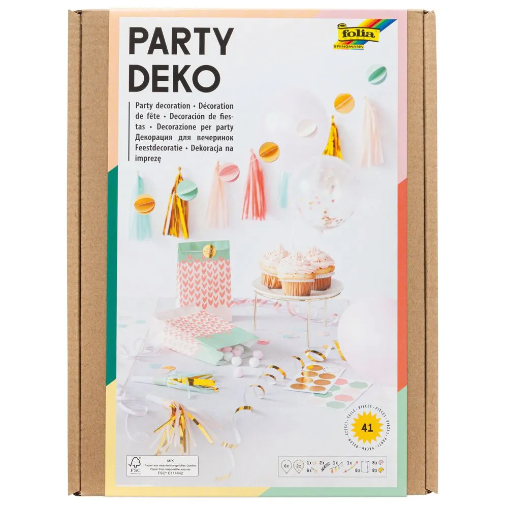 Folia DIY Kit Διακόσμησης Party Girl 41τεμ.