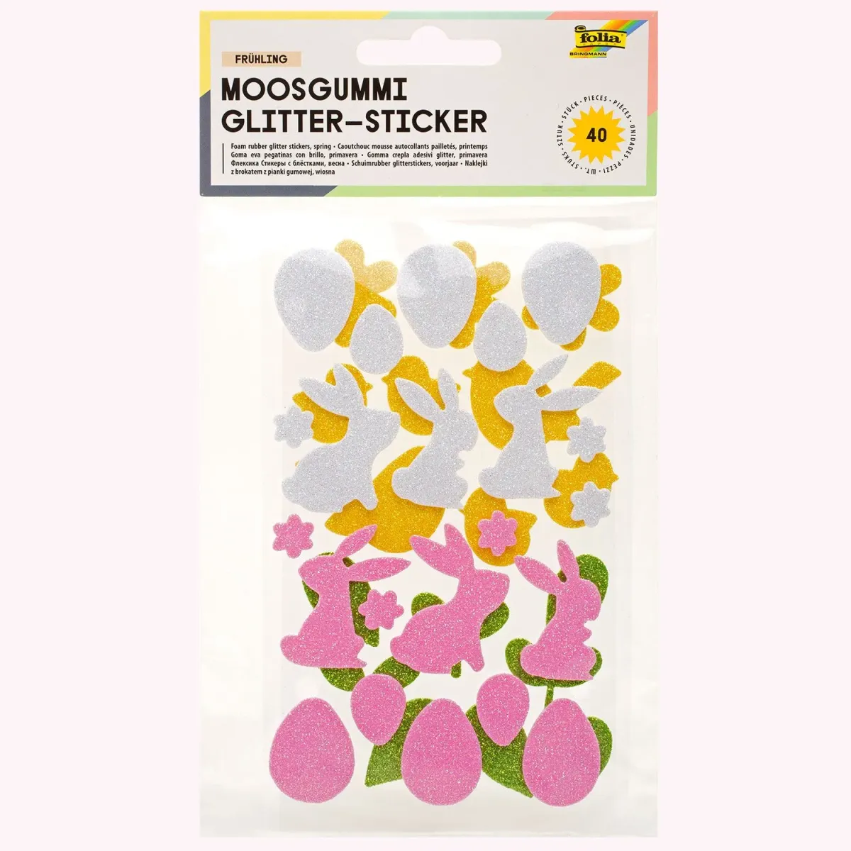 Folia Αυτοκόλλητα Glitter Spring
