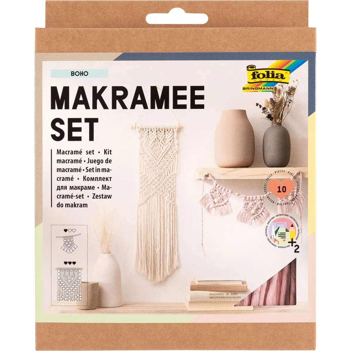 Folia Macramee Kit Boho 10τεμ.