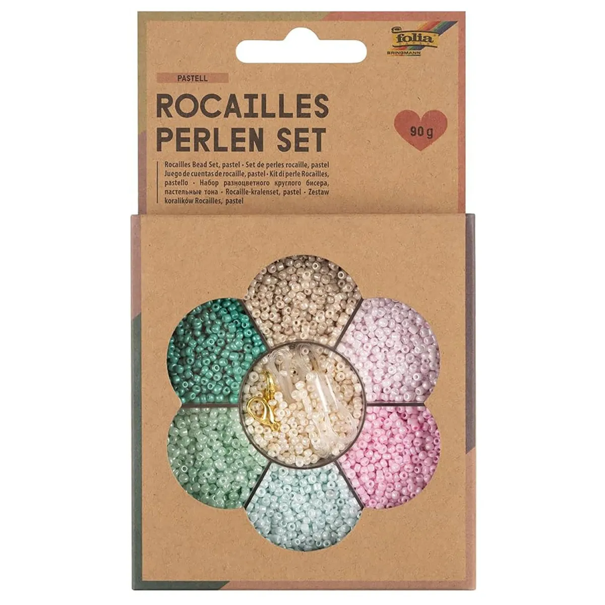 Folia Χάντρες Pastel 90g.