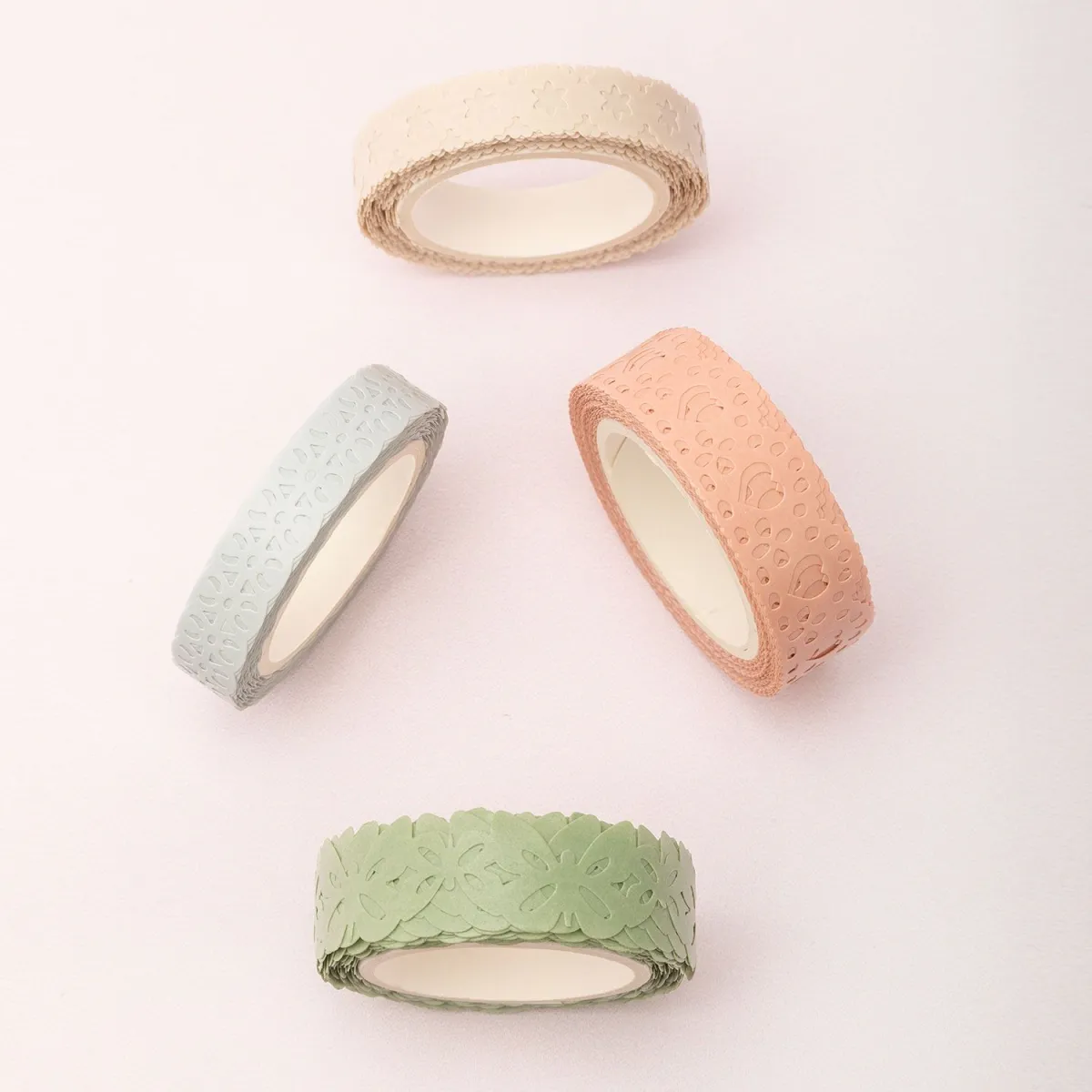 Folia Washi Tape Lace 'Pastel' 4τεμ.