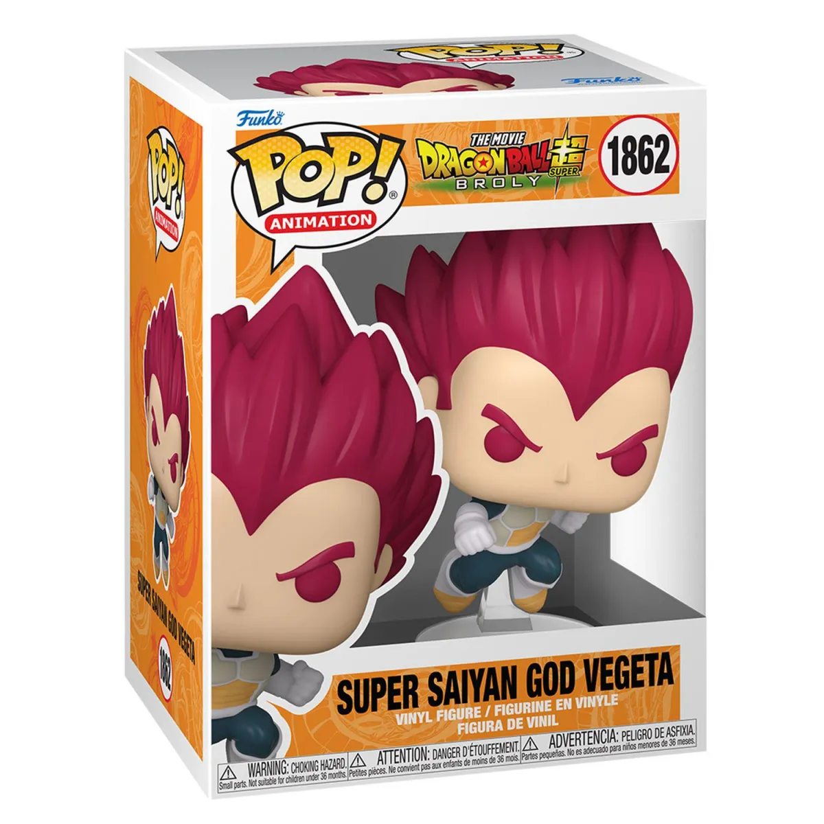 Funko Pop! Animation: Dragon Ball Super - Super Saiyan God Vegeta #1862