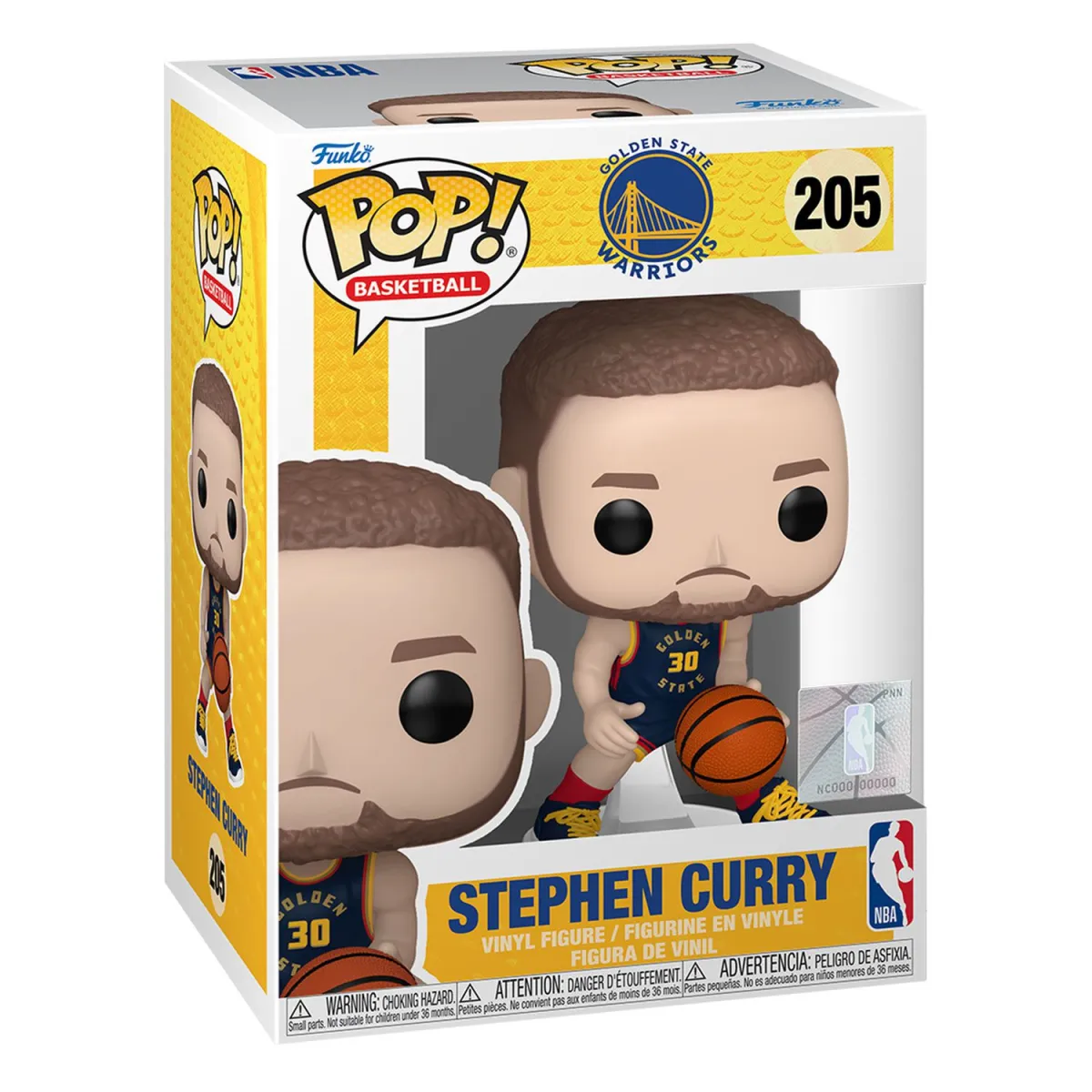 Funko Pop! Animation: NBA: Golden State Warriors - Stephen Curry #205