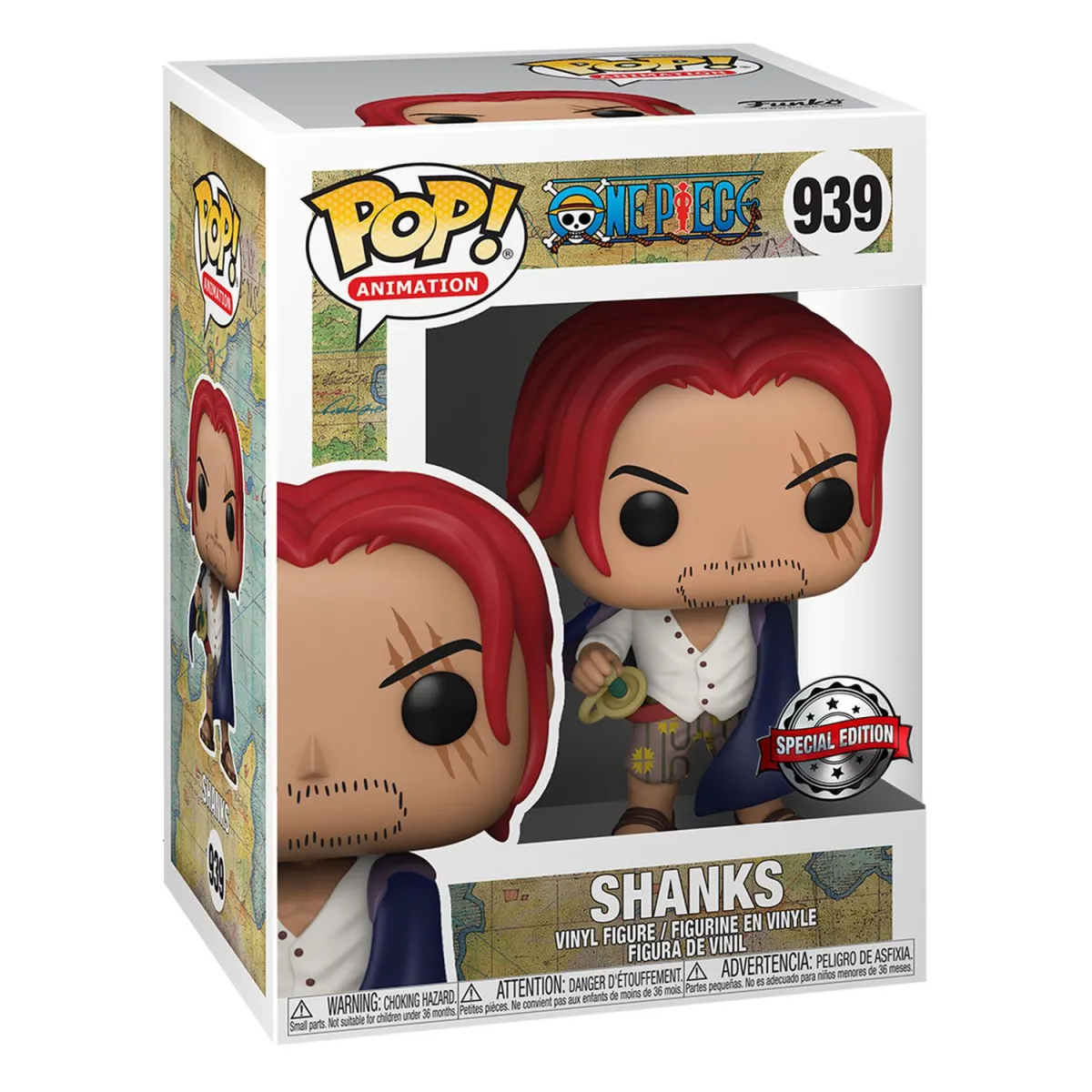 Funko Pop! Animation: One Piece - Shanks #939 Special Edition (Exclusive)