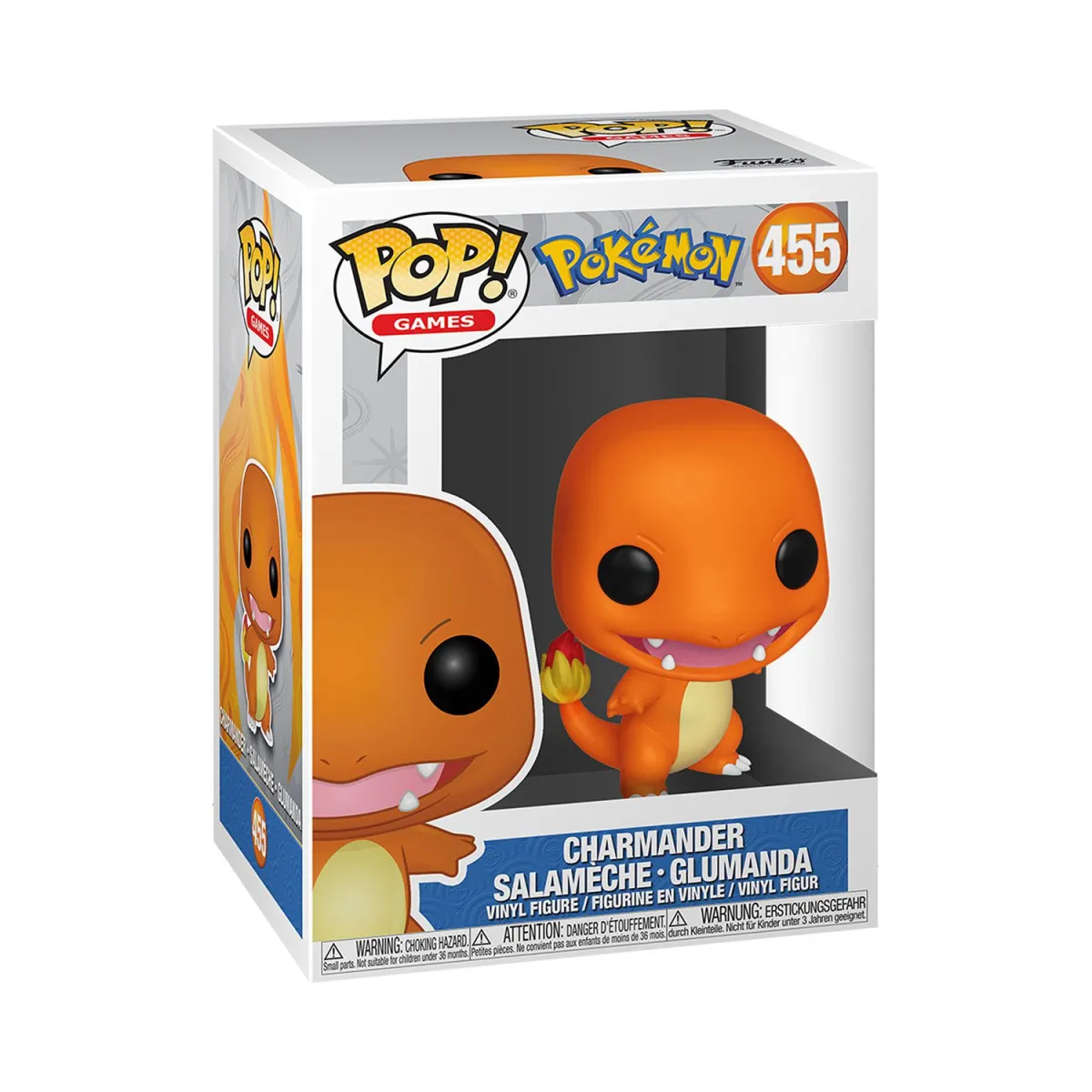 Funko Pop! Games: Pokemon - Charmander Salameche - Glumanda #455