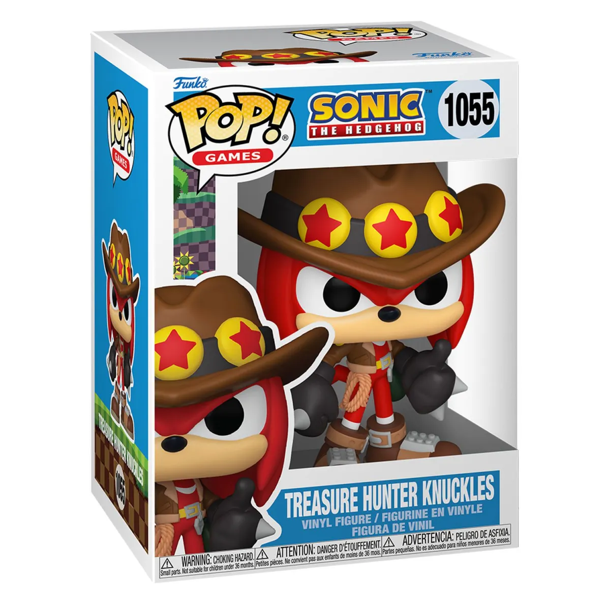 Funko Pop! Games: Sonic The Hedgehog - Treasure Hunter Knuckles #1055