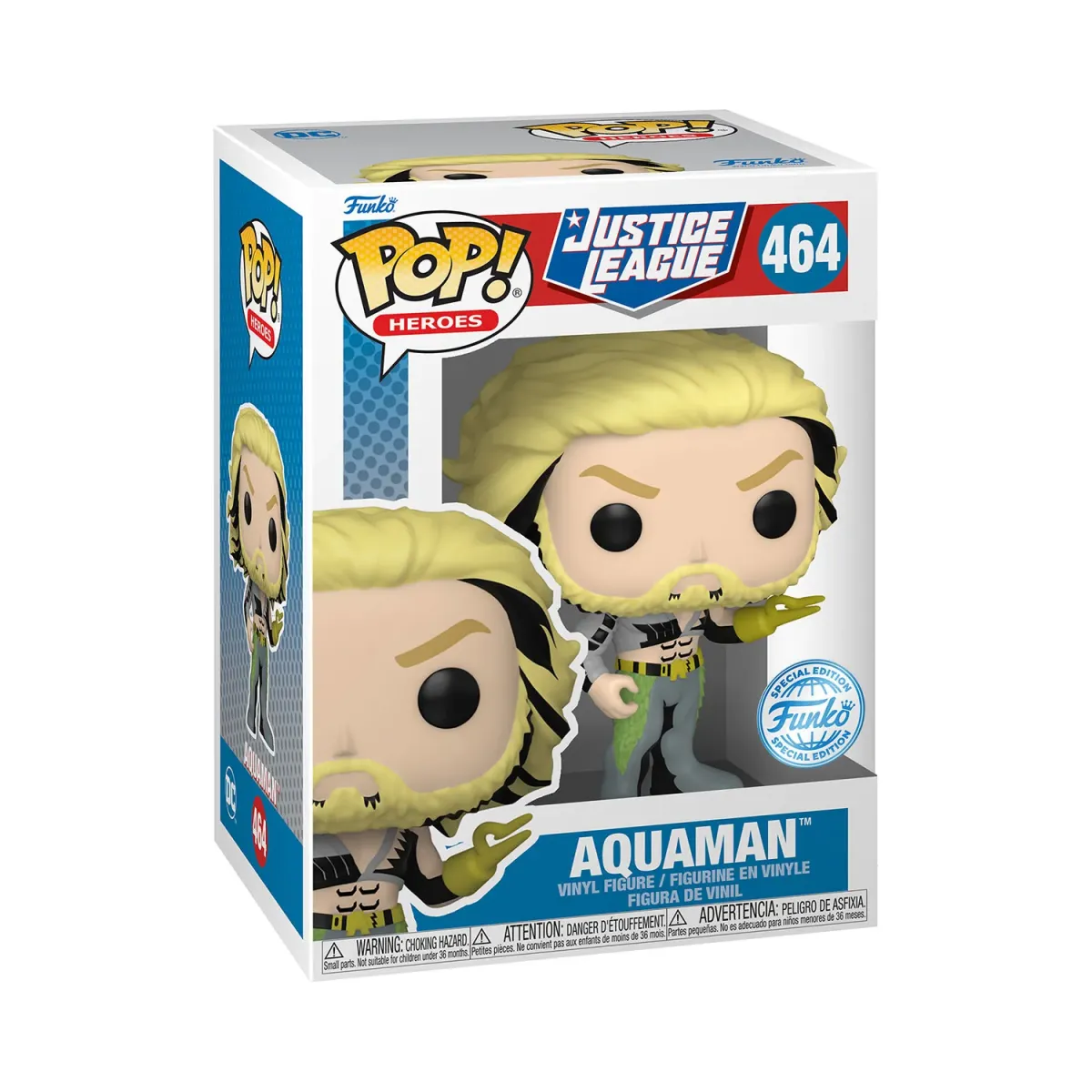 Φιγούρα Funko Pop! Heroes DC: Justice League - Aquaman (Special Edition) #464