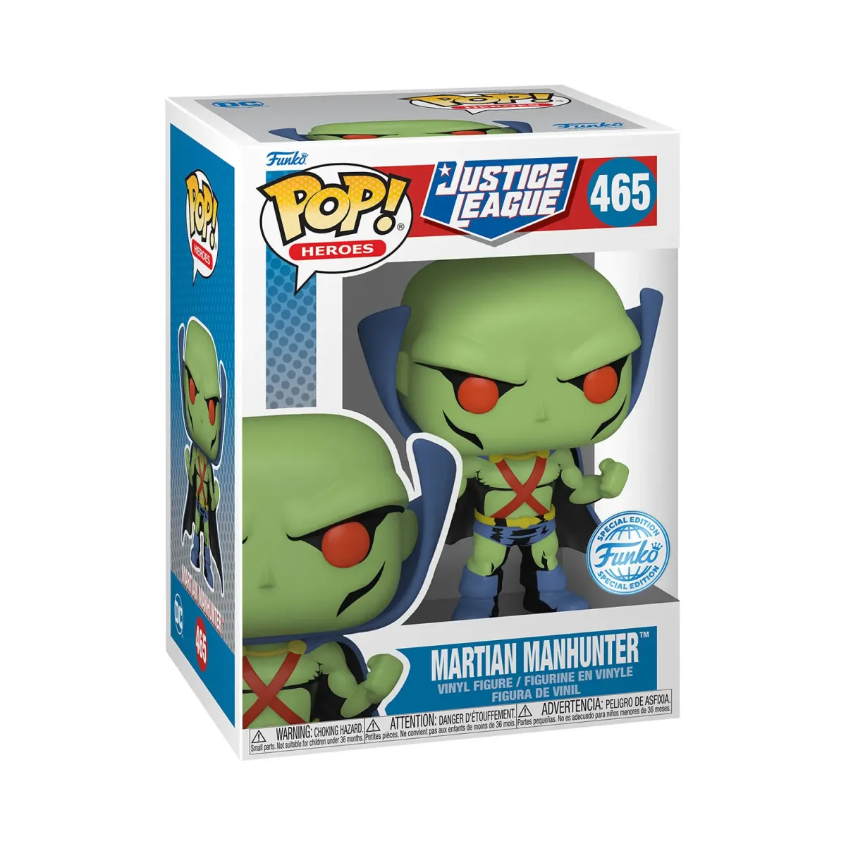 Φιγούρα Funko Pop! Heroes DC: Justice League - Martian Manhunter (Special Edition) #465