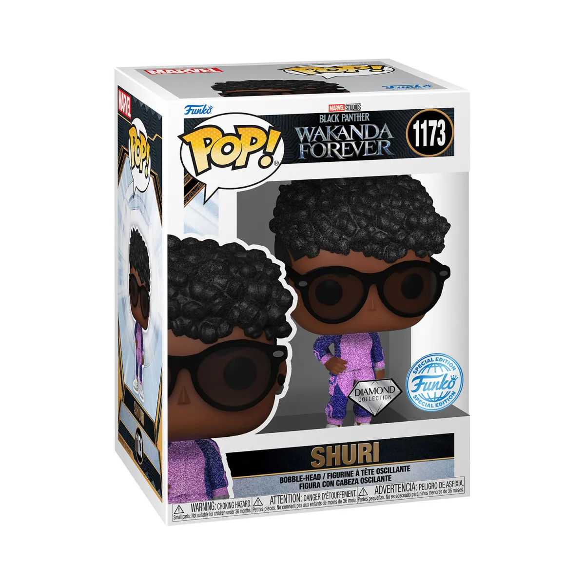Φιγούρα Funko Pop! Marvel: Black Panther Wakanda Forever - Shuri (Diamond Collection) (Special Edition) #1173