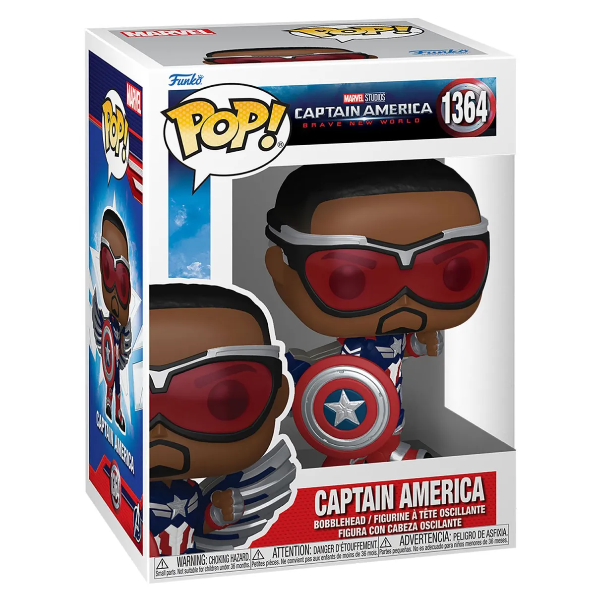 Funko Pop! Marvel: Captain America Brave New World - Captain America #1364