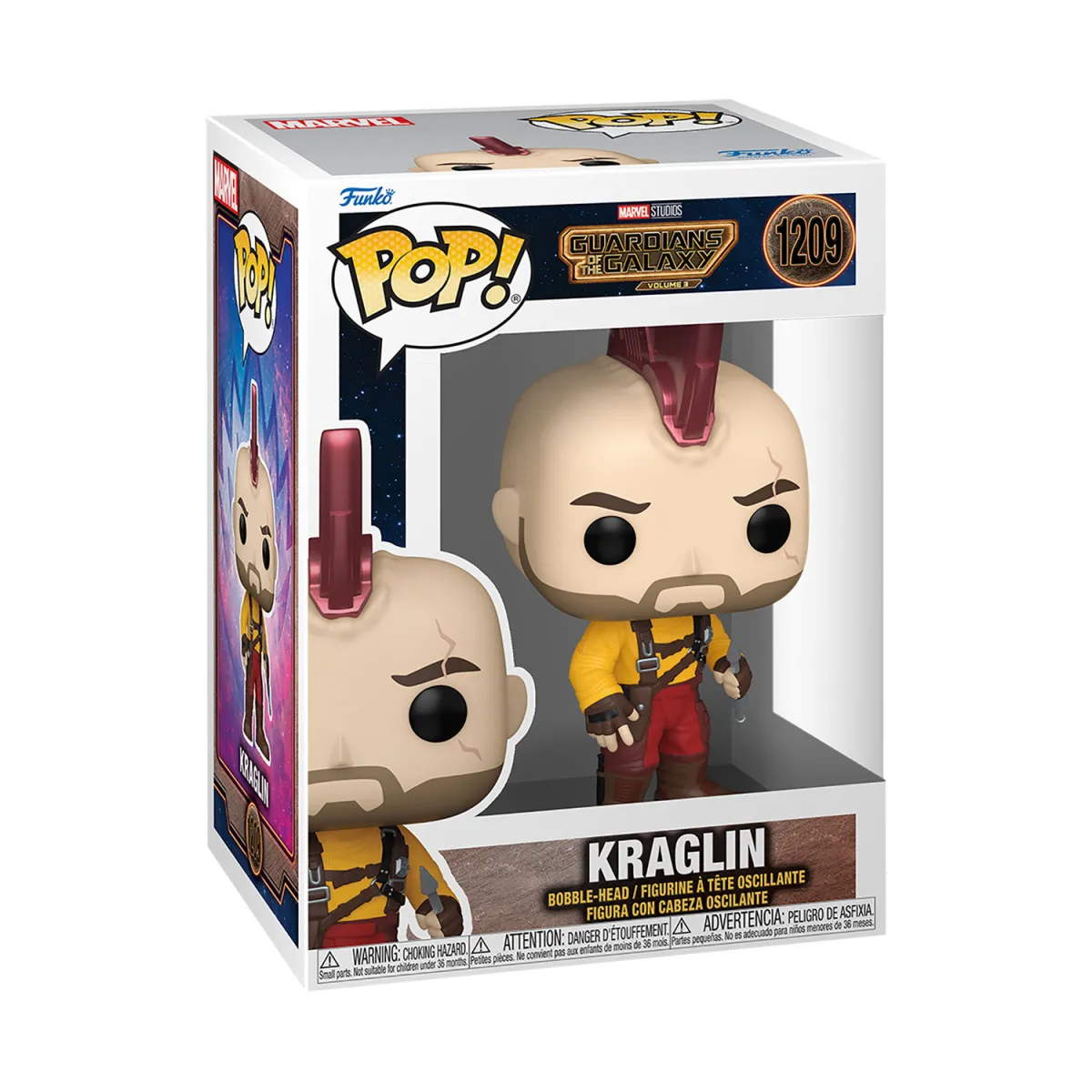 Φιγούρα Funko Pop! Marvel: Guardians of The Galaxy Vol.3 - Kraglin #1209 Bobble-Head