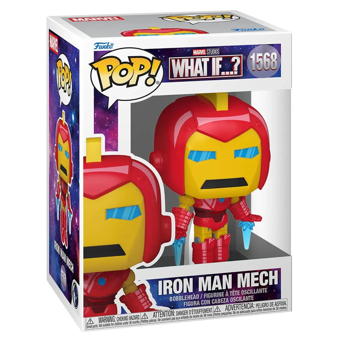 Funko Pop! Marvel: What If...? - Iron Man Mech #1568 Bobble-Head
